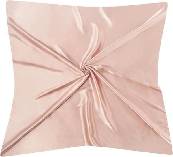 35” Large Square Satin Head Scarf - 3Pcs Silk Like Head Scarves Silk Bandana Satin Hair Scarf Head Wraps For Women - Image 7