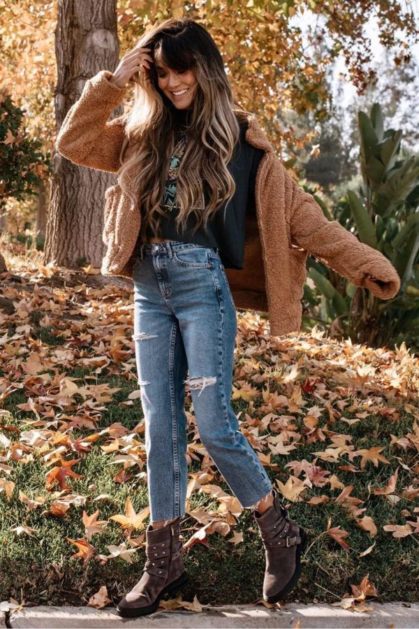Women's Fashion Winter Coats Sherpa Fleece Faux Fur Shearling Oversized Trendy Jackets Warm Outerwear Clothing - Image 5